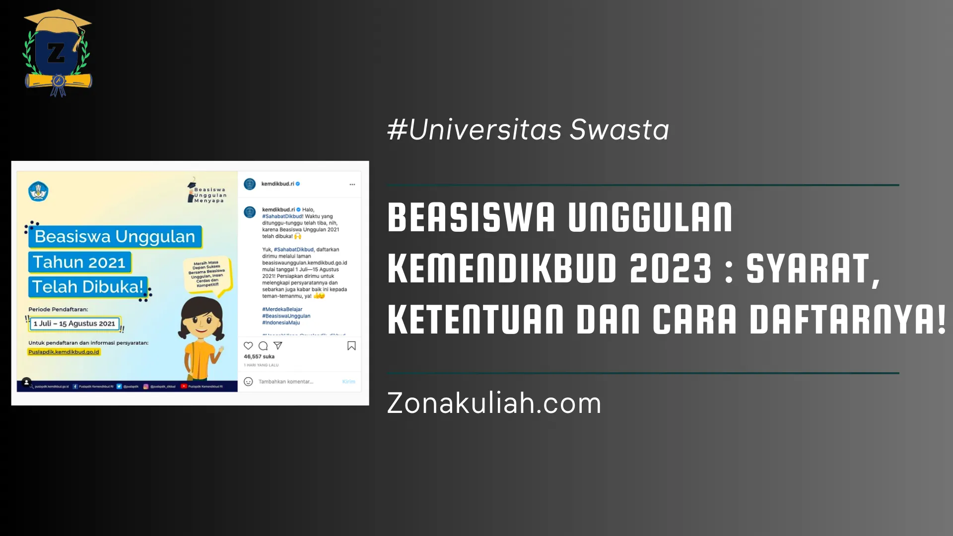 Beasiswa Unggulan Kemendikbud 2023