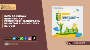 Info Beasiswa Berprestasi Pemerintah Kabupaten Kuantan Singingi 2023 S1 UGM