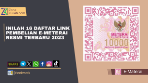 Inilah 16 Daftar Link Pembelian e-Meterai Resmi Terbaru 2023