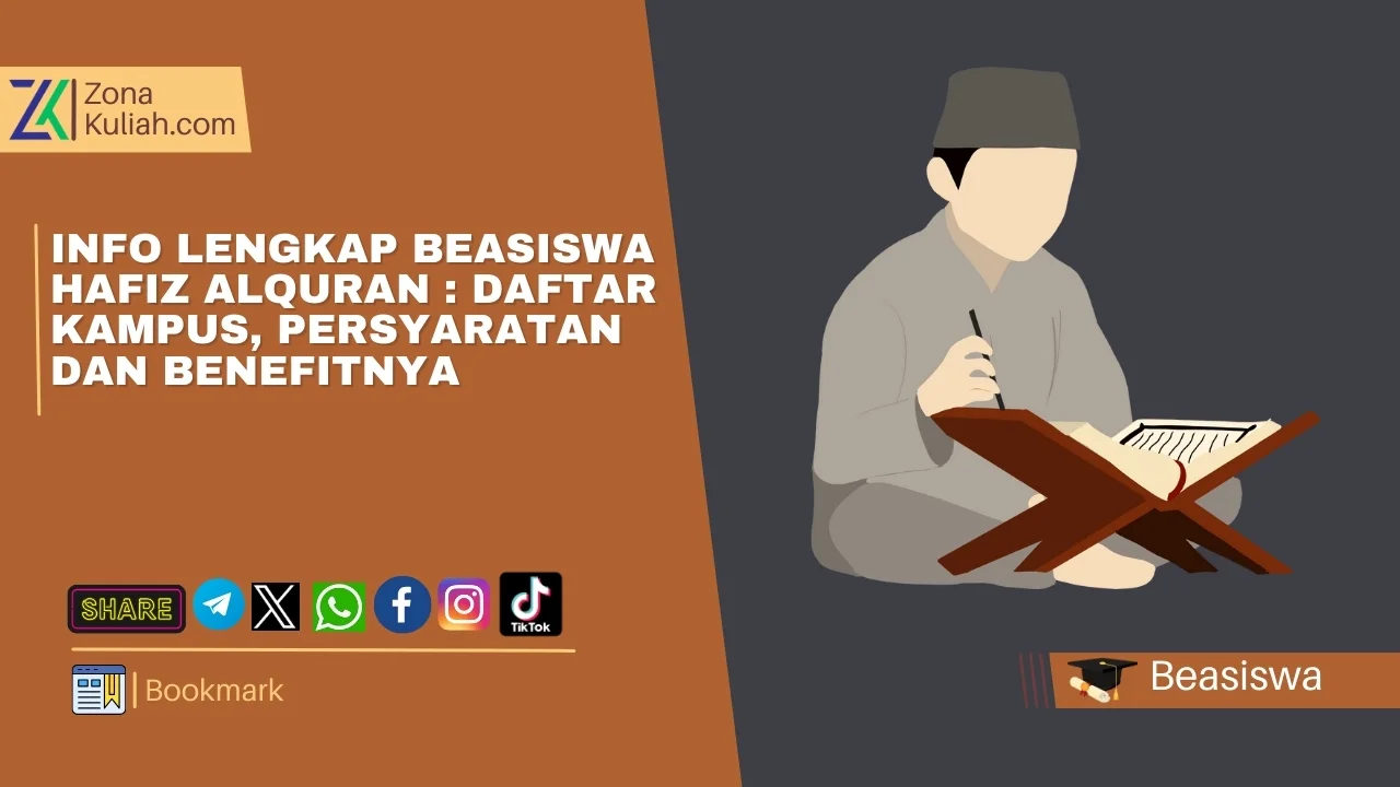 Info Lengkap Beasiswa Hafiz Alquran Daftar Kampus, Persyaratan dan Benefitnya